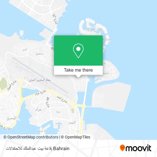 قاعة بيت عبدالملك للاحتفالات map