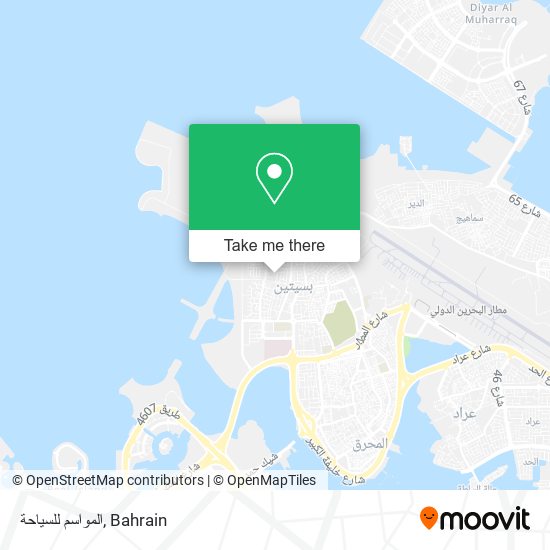 المواسم للسياحة map