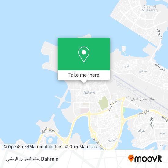بنك البحرين الوطني map