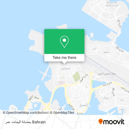 حضانة اليجانت عمر map