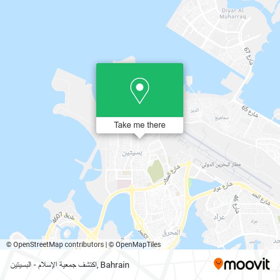 اكتشف جمعية الإسلام - البسيتين map