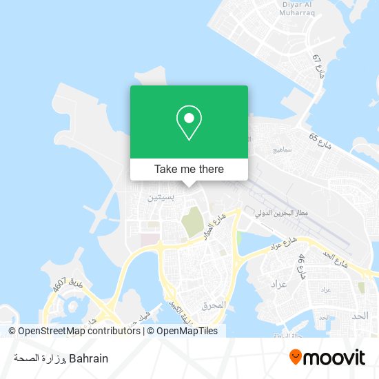 وزارة الصحة map