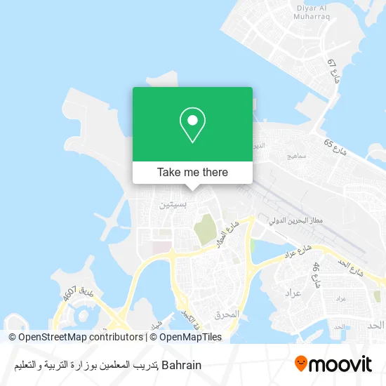 تدريب المعلمين بوزارة التربية والتعليم map