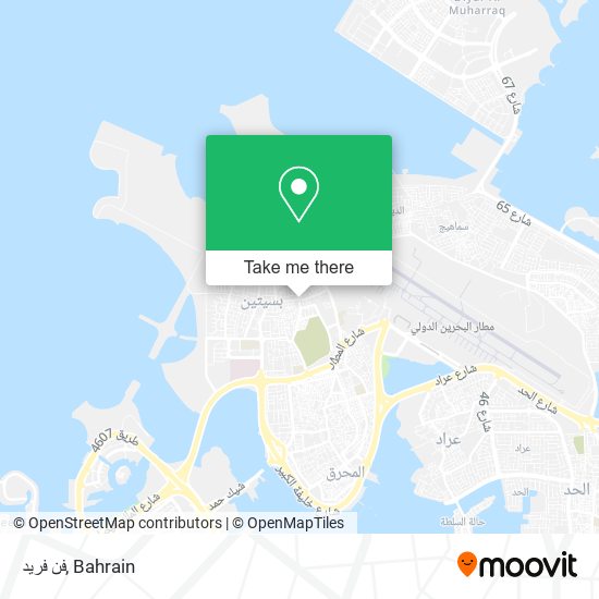 فن فريد map