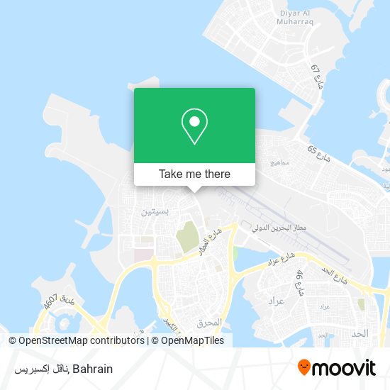 ناقل إكسبريس map