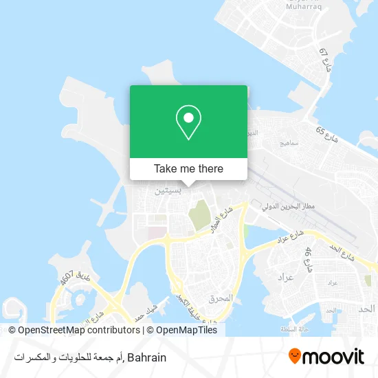 أم جمعة للحلويات والمكسرات map