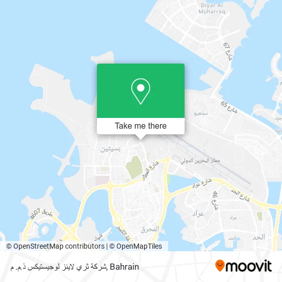 شركة ثري لاينز لوجيستيكس ذ.م. م map