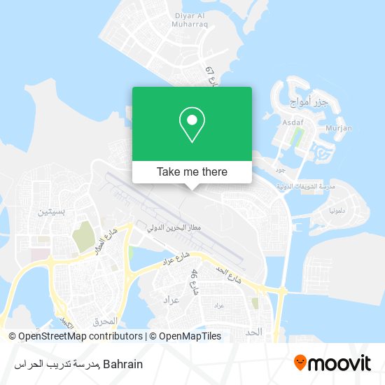 مدرسة تدريب الحراس map