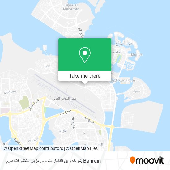 شركة زين للنظارات ذ.م. مزين للنظارات ذم.م map