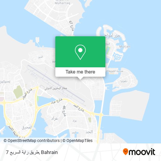 طريق راية السريع 7 map
