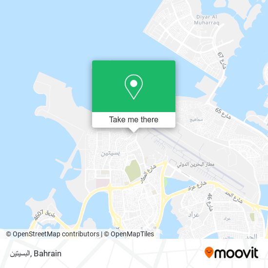 البسيتين map