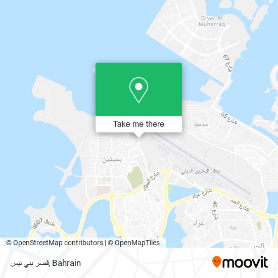 قصر بني نيس map