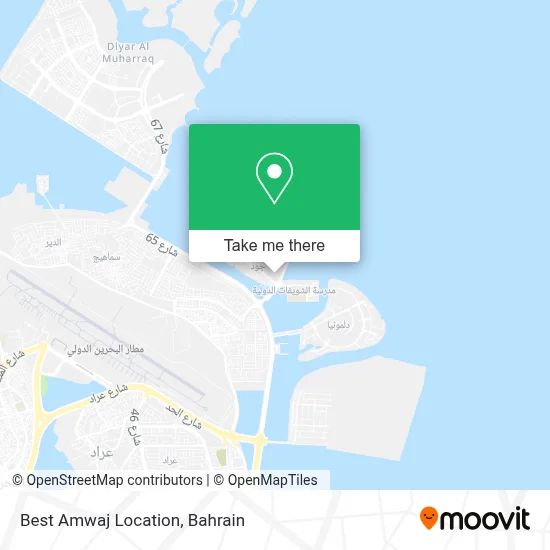 Best Amwaj Location map