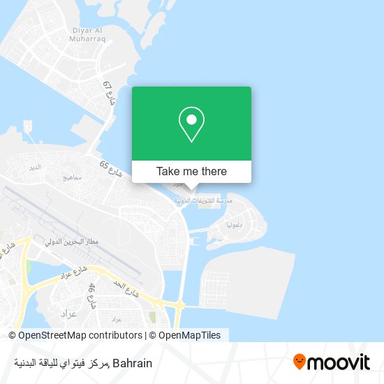 مركز فيتواي للياقة البدنية map
