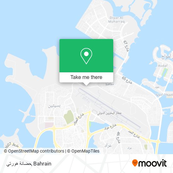حضانة هورتي map