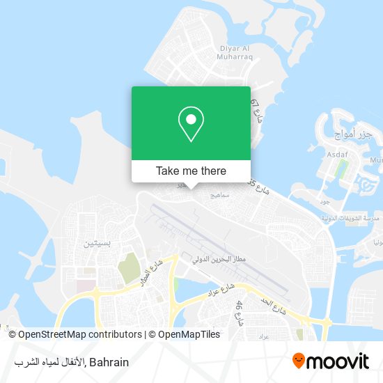 الأنفال لمياه الشرب map