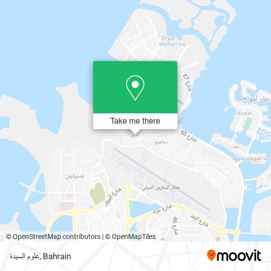 علوم السيدة map