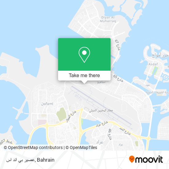 عصير بي اند اس map