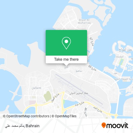 مأتم محمد علي map