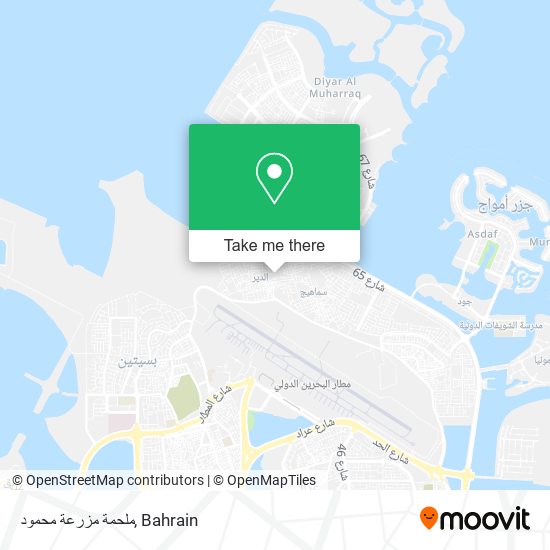 ملحمة مزرعة محمود map