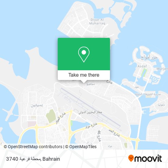 3740 محطة فرعية map
