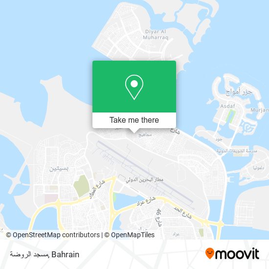 مسجد الروضة map