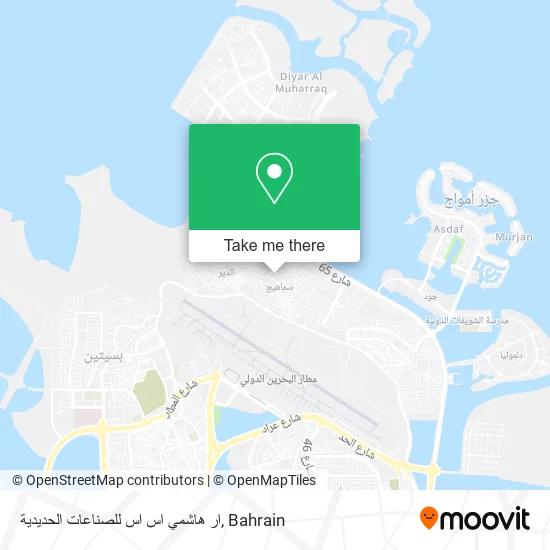 ار هاشمي اس اس للصناعات الحديدية map