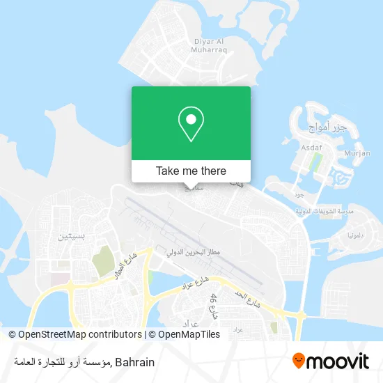 مؤسسة آرو للتجارة العامة map