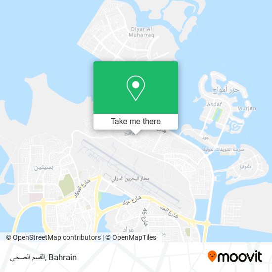 القسم الصحي map