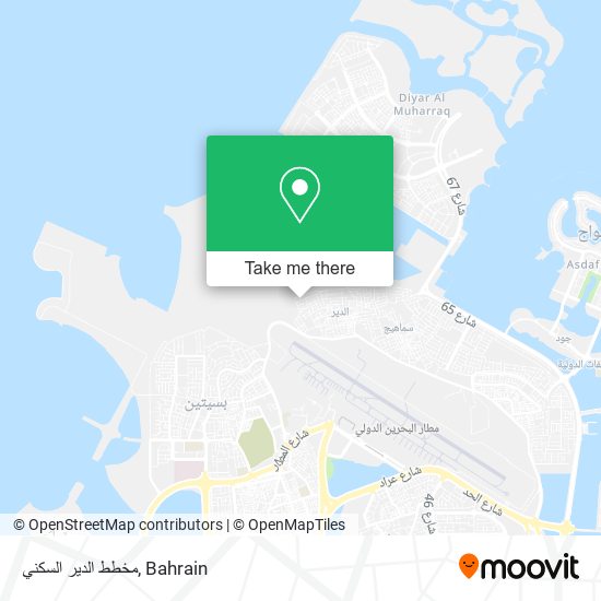 مخطط الدير السكني map