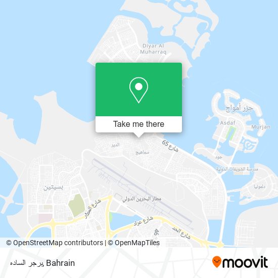 برجر الساده map