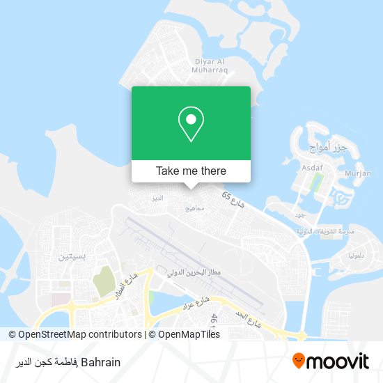 فاطمة كجن الدير map