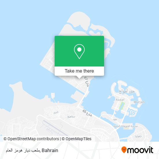 ملعب ديار هومز العام map