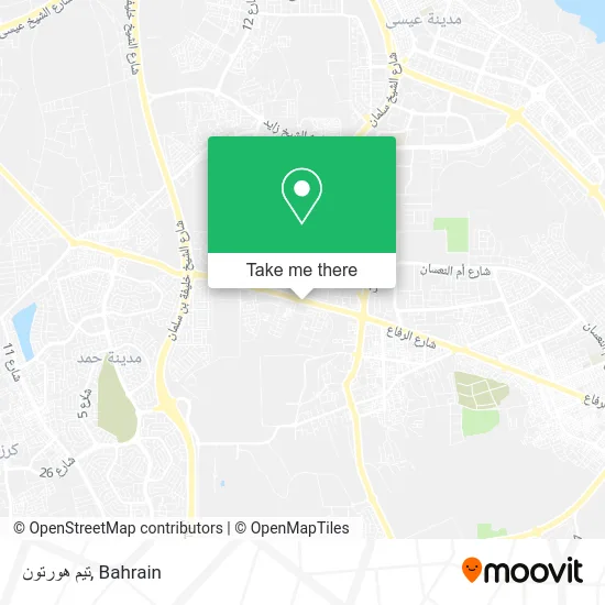 تيم هورتون map