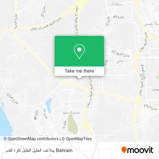 ملاعب الخليل الخليل لكرة القدم map