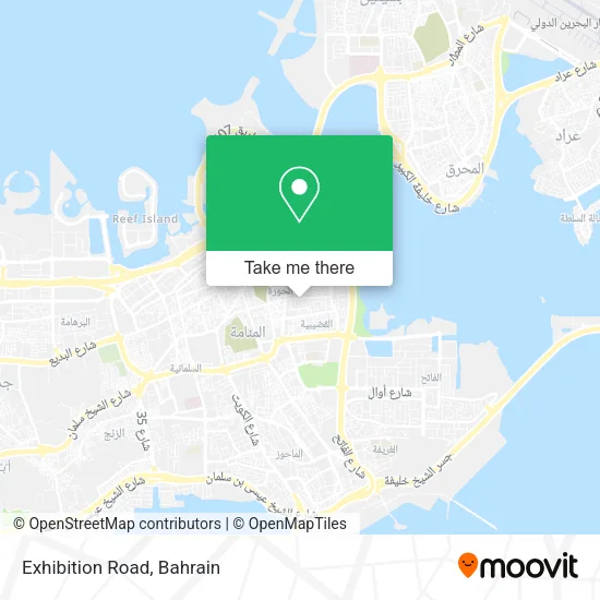 Exhibition Road map