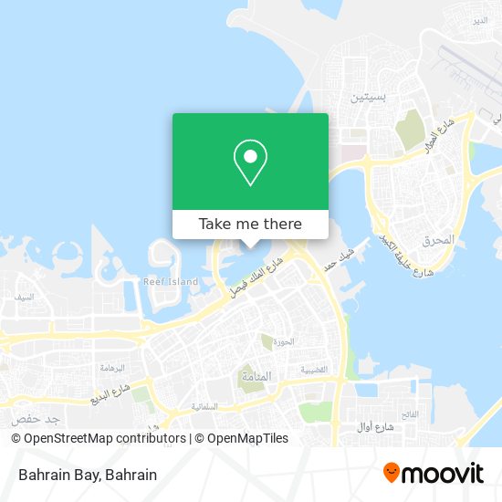 Bahrain Bay map