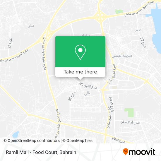 Ramli Mall -  Food Court map