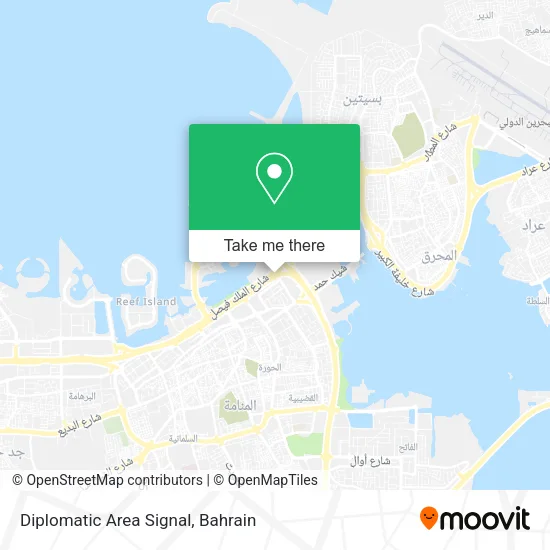 Diplomatic Area Signal map
