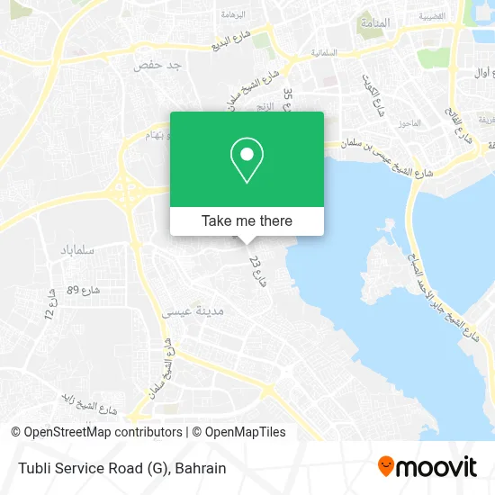 Tubli Service Road (G) map