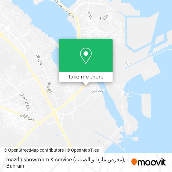 mazda  showroom & service (معرض مازدا و الصيانه) map