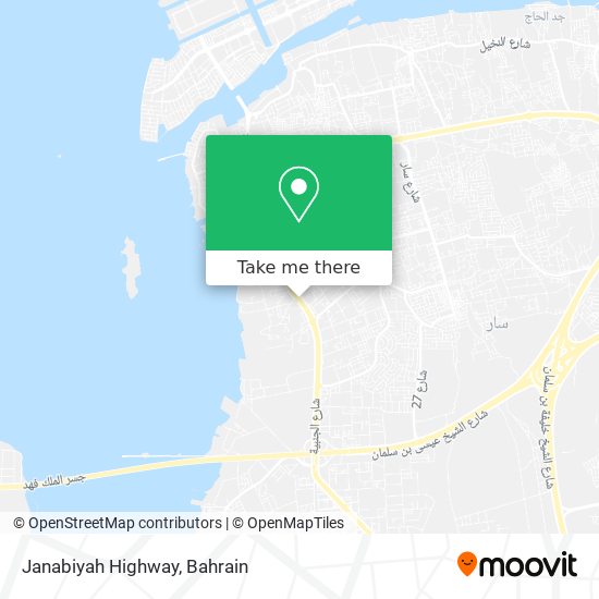 Janabiyah Highway map