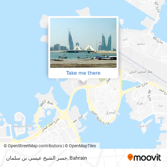جسر الشيخ عيسى بن سلمان map