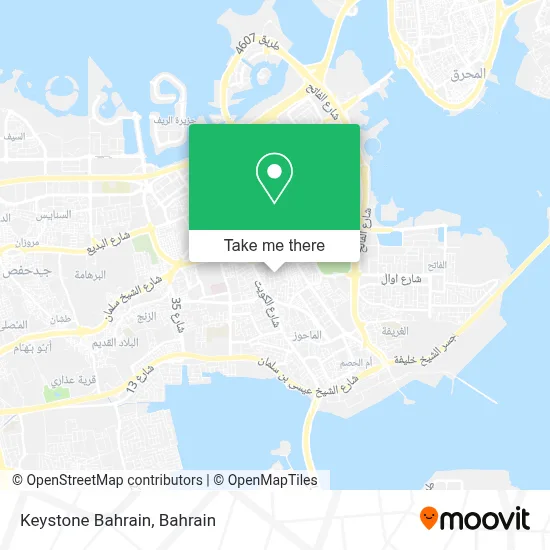 Keystone Bahrain map