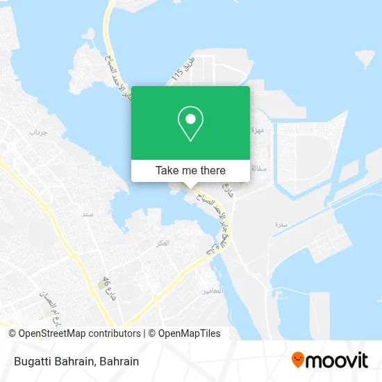 Bugatti Bahrain map