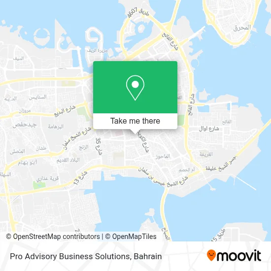 Pro Advisory Business Solutions map