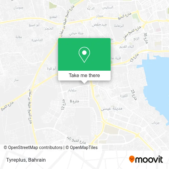 Tyreplus map