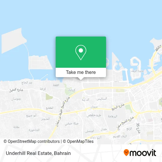 Underhill Real Estate map