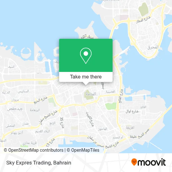 Sky Expres Trading map