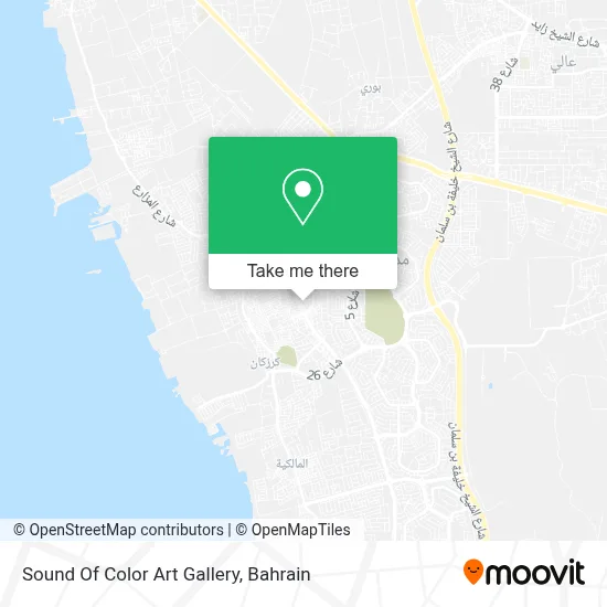 Sound Of Color Art Gallery map